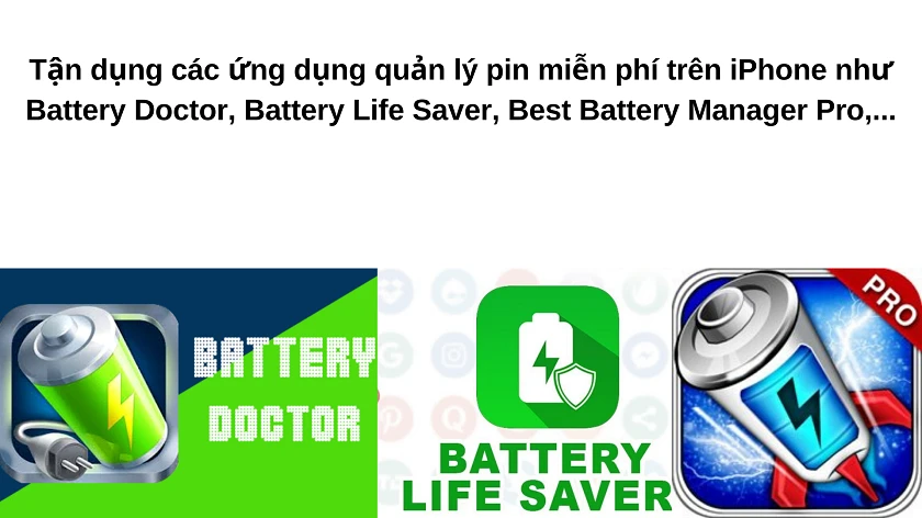 Phần mềm kéo dài tuổi thọ pin iPhone – Battery Doctor